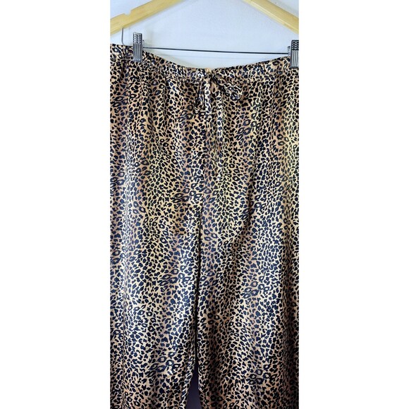 ETONNE by SARAH RICHARDS Animal Print Sleep Wear Lounge Set Women's Sz Medium - Picture 7 of 9